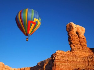 winter festival camping ballon festival Utah