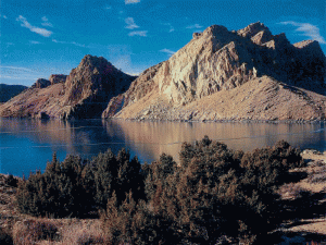 fall wyoming camping Boysen State Park